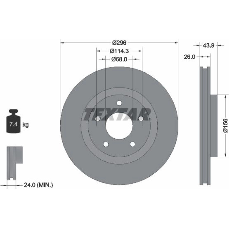 Bremsscheibe 92167405