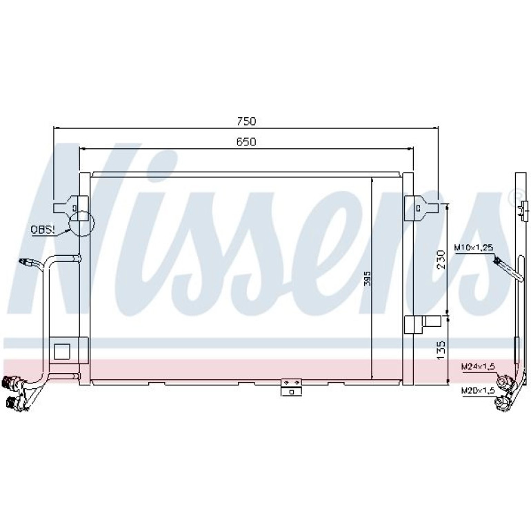 Kondensator PKW 94430 Kondensator PKW 94430