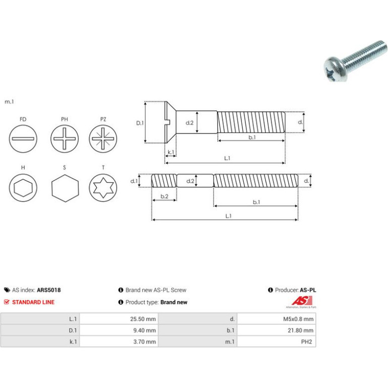 Reparatursatz, Generator ARS5018 Reparatursatz, Generator ARS5018