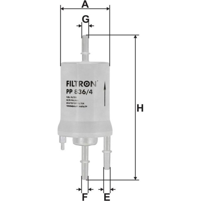 FILTRON Kraftstofffilter PP 836/4 FILTRON Kraftstofffilter PP 836/4