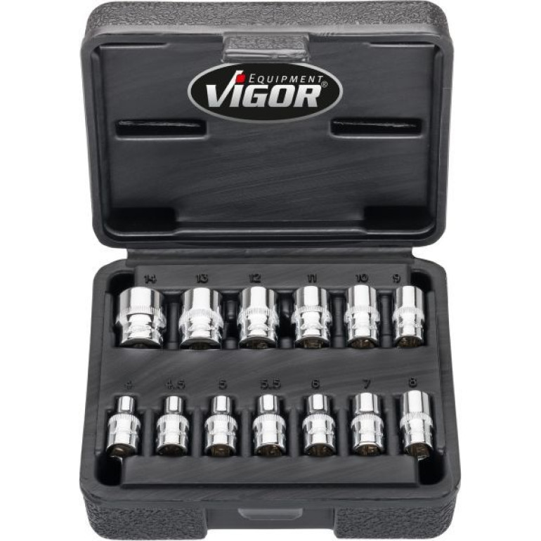 VIGOR Steckschlüsselsatz V7514/13 VIGOR Steckschlüsselsatz V7514/13