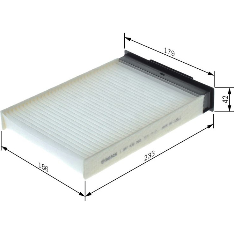 Bosch Innenraumfilter 1987432093 Bosch Innenraumfilter 1987432093