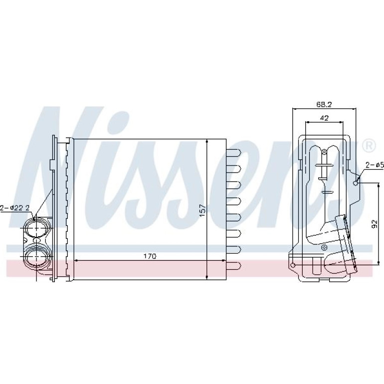 Heizkühler PKW 76512 Heizkühler PKW 76512