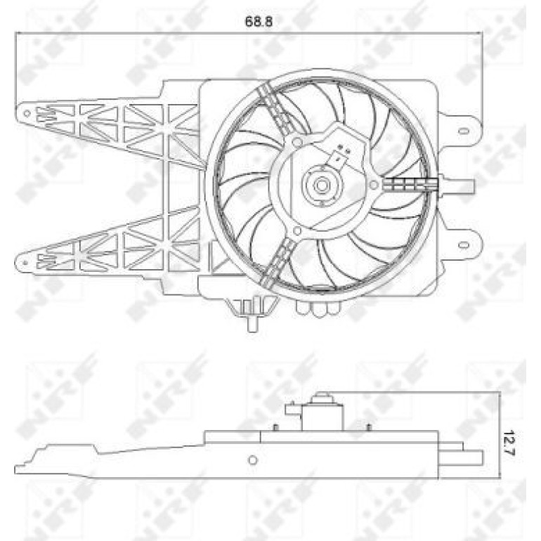 Lüfter Motorkühlung 47248 Lüfter Motorkühlung 47248