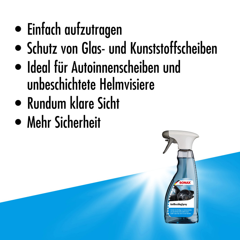 Sonax Antibeschlag Spray 500ml 03552410 Sonax Antibeschlag Spray 500ml 03552410