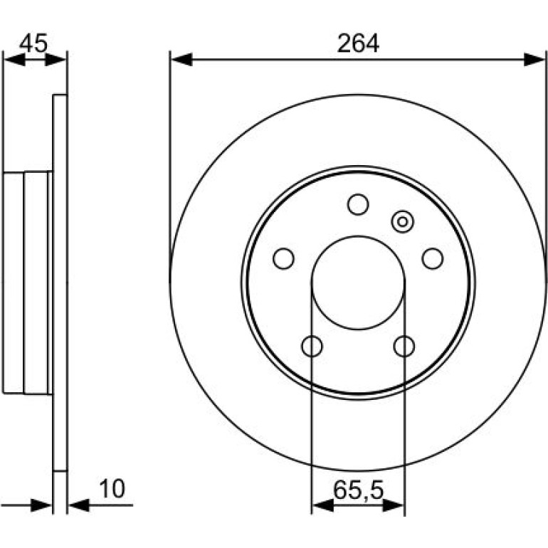 Bremsscheibe 0 986 479 C66 Bremsscheibe 0 986 479 C66