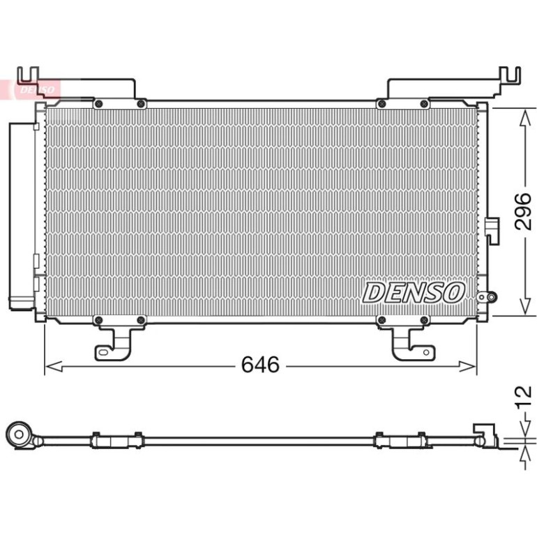 DENSO Klimaanlagenkühler DCN36004 DENSO Klimaanlagenkühler DCN36004