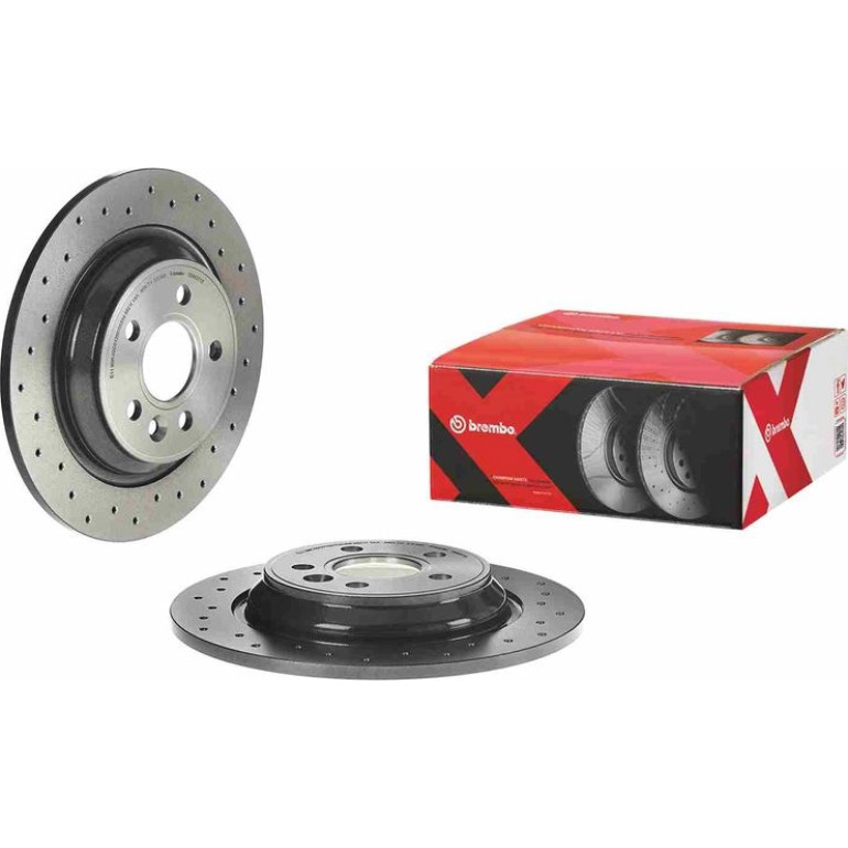 Bremsscheibe HA Brembo Xtra 08.A537.1X Bremsscheibe HA Brembo Xtra 08.A537.1X
