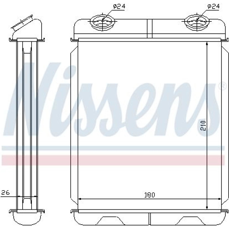 Heizkühler PKW 73341 Heizkühler PKW 73341