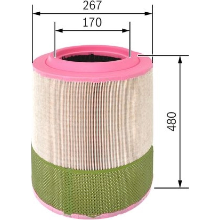 Luftfilter F 026 400 249 Luftfilter F 026 400 249