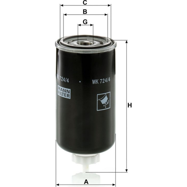 Mann & Hummel Filter div WK 724/4
