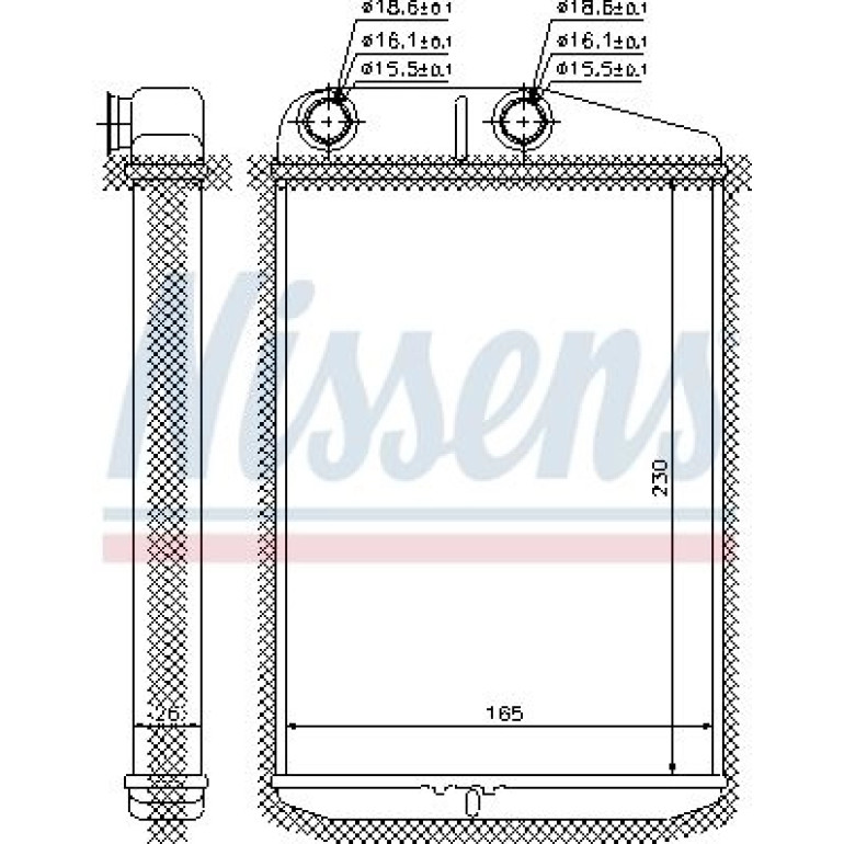 Heizkühler PKW 73989 Heizkühler PKW 73989