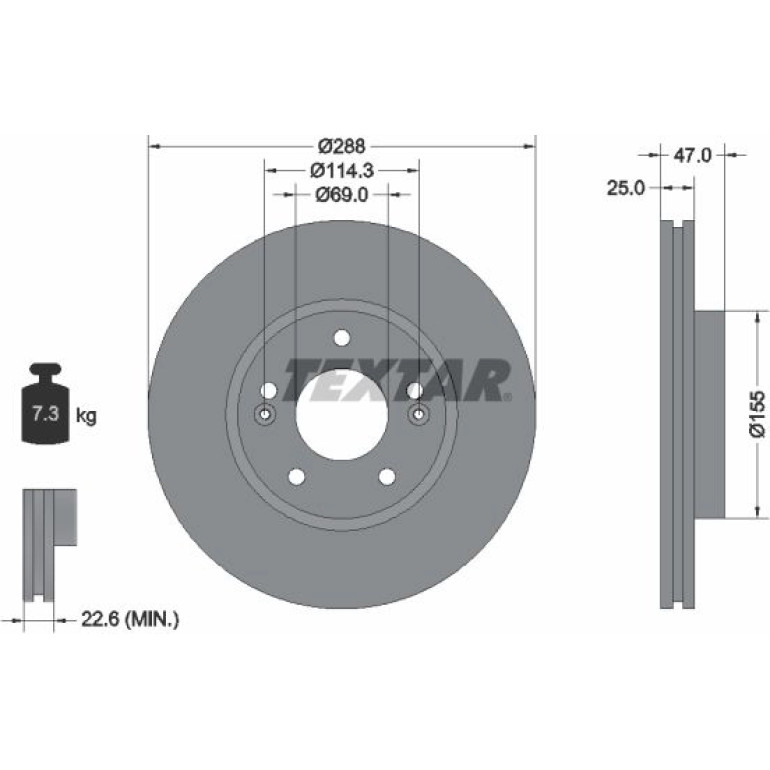 Bremsscheibe 92290503 Bremsscheibe 92290503