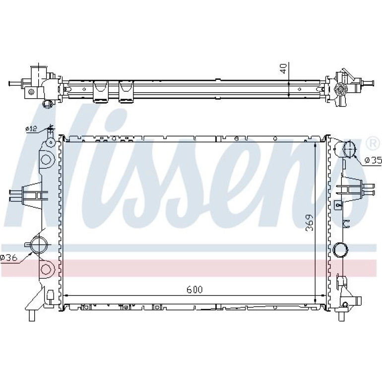 Wasserkühler PKW 63249A Wasserkühler PKW 63249A
