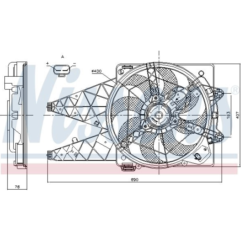 Kühlerlüfter PKW 85881 Kühlerlüfter PKW 85881