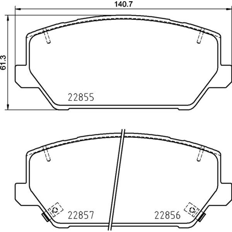 BREMBO Bremsklötze VA P 30 102