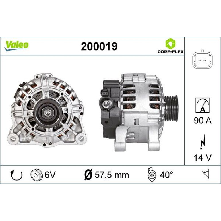 VALEO Generator 200019 VALEO Generator 200019