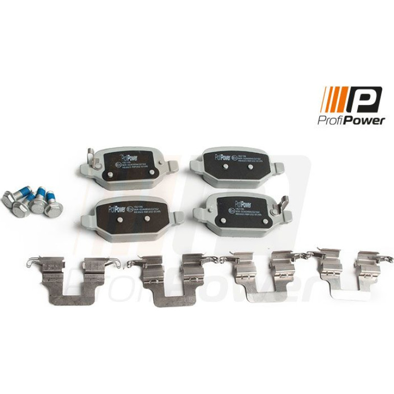PROFIPOWER Bremsbelagsatz, Scheibenbremse 1B2196 PROFIPOWER Bremsbelagsatz, Scheibenbremse 1B2196