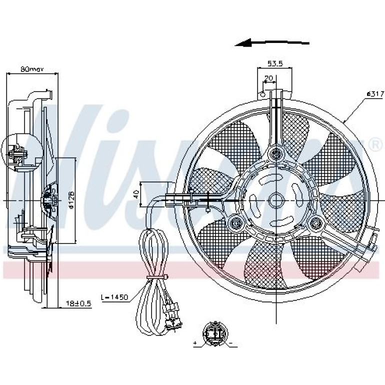 Kühlerlüfter PKW 85519 Kühlerlüfter PKW 85519