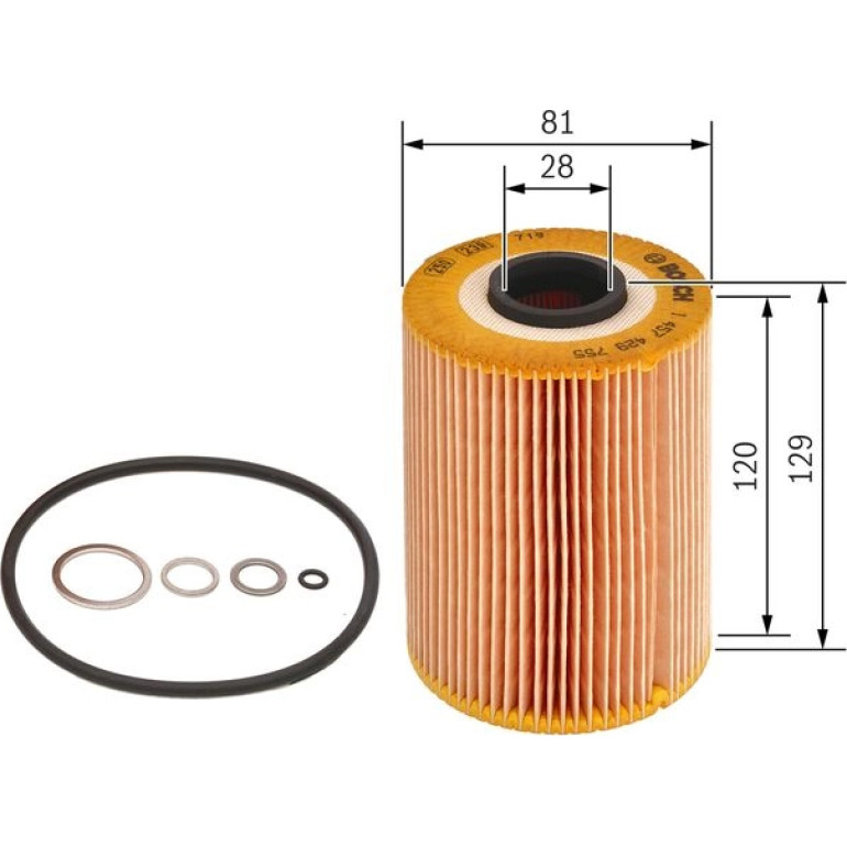Ölfilter 1457429755 Ölfilter 1457429755