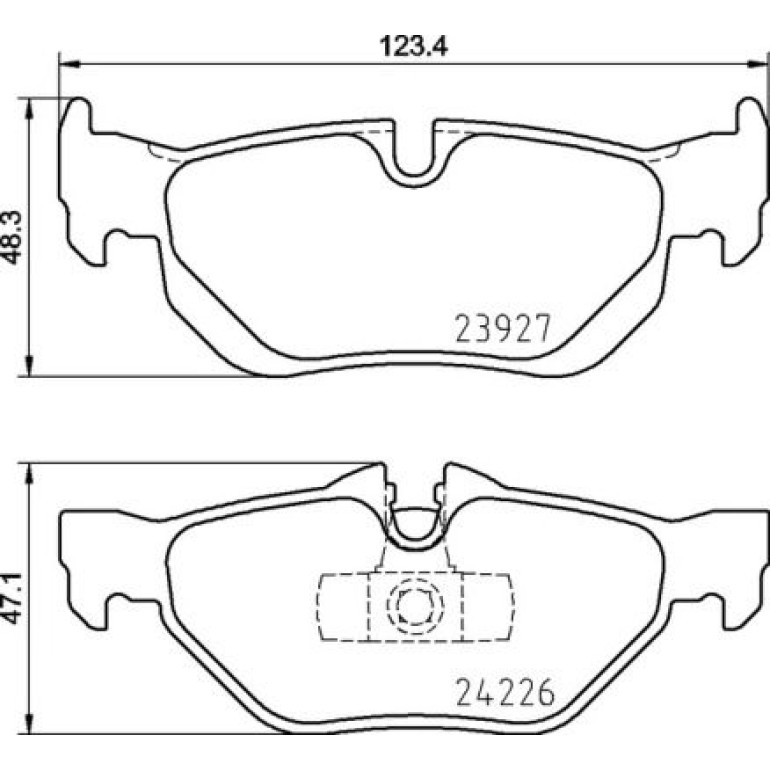 BREMBO Bremsklötze HA P 06 105