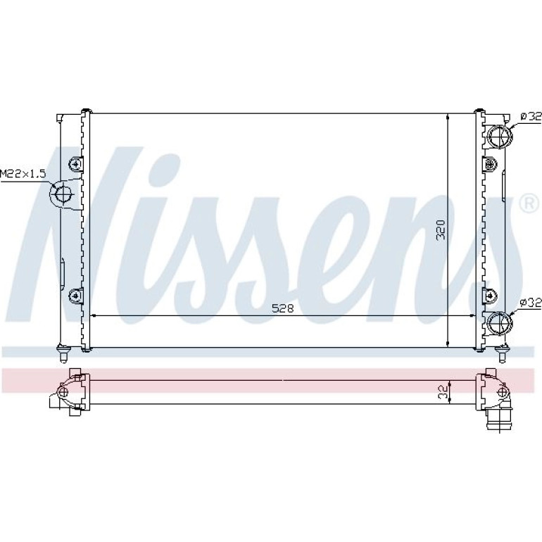 Wasserkühler PKW 651941 Wasserkühler PKW 651941