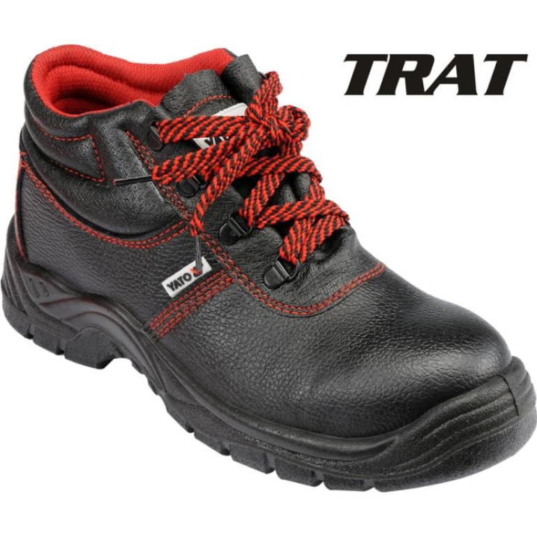Sicherheitsschuh Stiefel Trat S1 Größe 41 Glattleder YT-80735 Sicherheitsschuh Stiefel Trat S1 Größe 41 Glattleder YT-80735