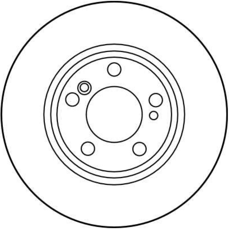 Bremsscheibe Db T. W202/203/W210/W124 93-11 DF2757 Bremsscheibe Db T. W202/203/W210/W124 93-11 DF2757