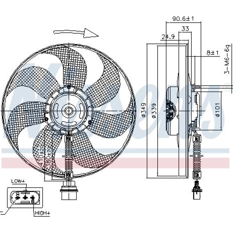 Kühlerlüfter PKW 85544 Kühlerlüfter PKW 85544