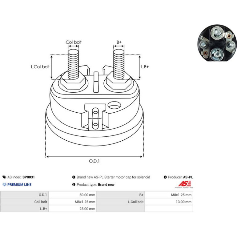 Reparatursatz, Starter SP0031 Reparatursatz, Starter SP0031