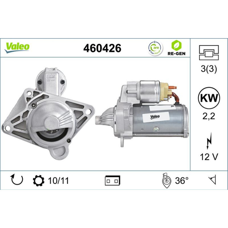 VALEO Anlasser 460426 VALEO Anlasser 460426
