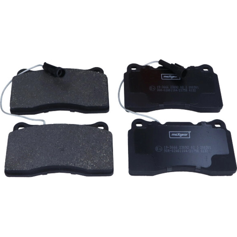 MAXGEAR Scheibenbremsbelagsatz 19-3666 MAXGEAR Scheibenbremsbelagsatz 19-3666