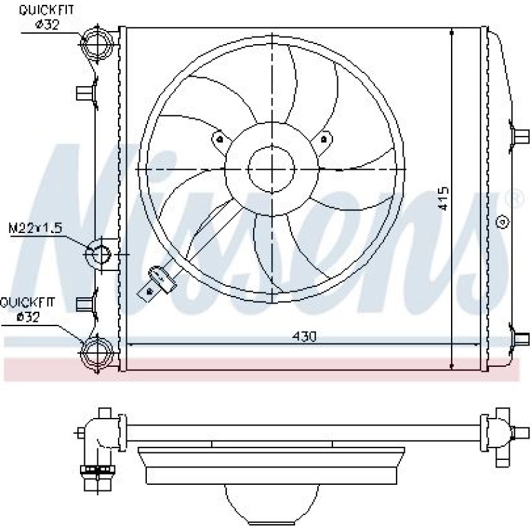 Wasserkühler PKW 64103 Wasserkühler PKW 64103
