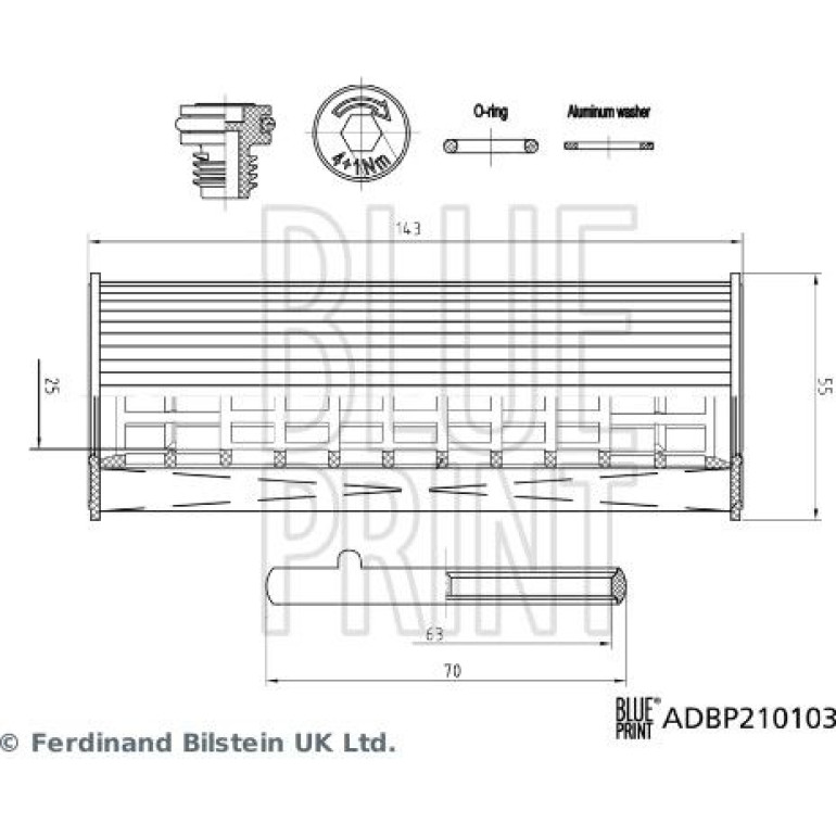 Ölfilter ADBP210103 Ölfilter ADBP210103