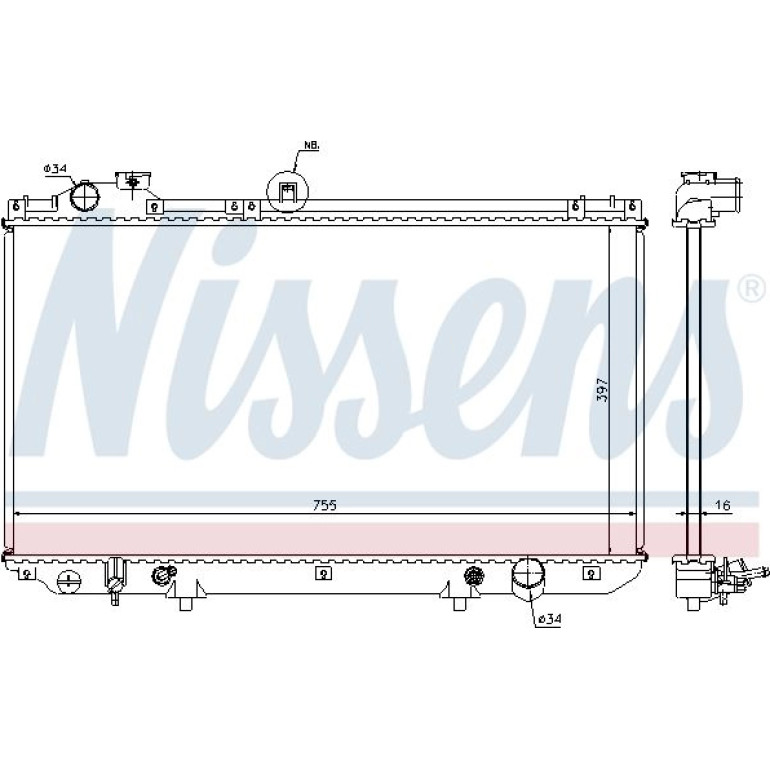 Wasserkühler PKW 64762 Wasserkühler PKW 64762