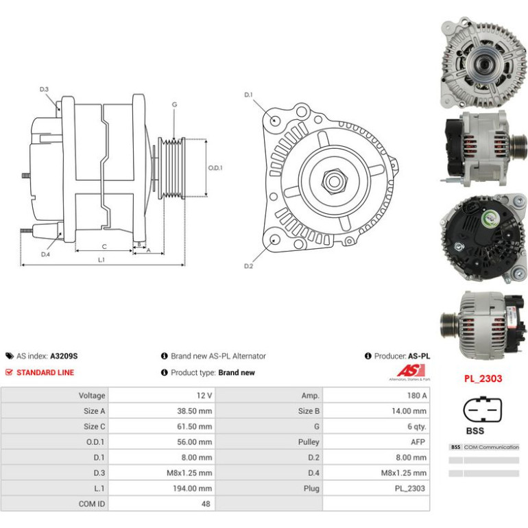 Generator A3209S Generator A3209S