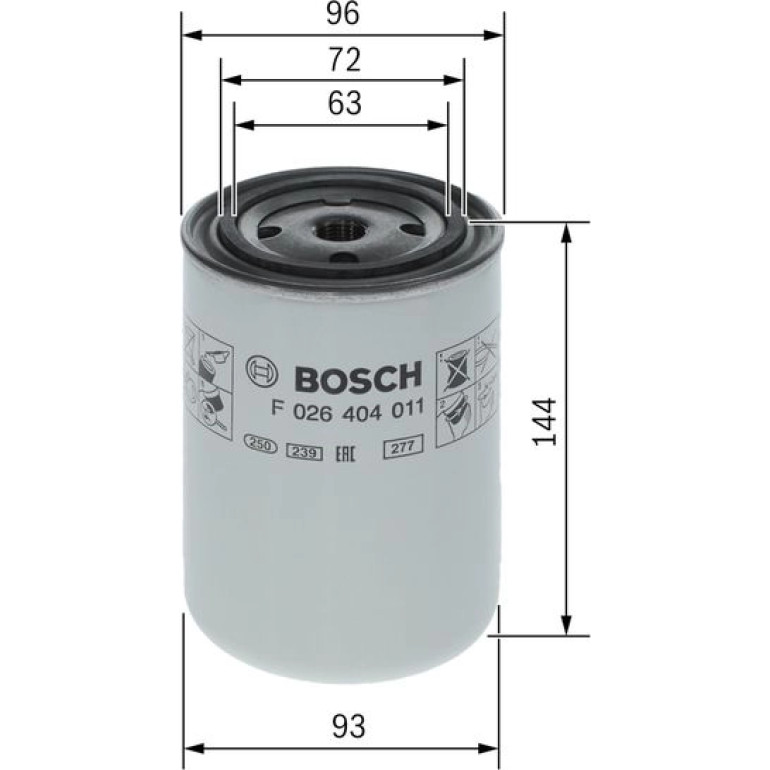 Filter F 026 404 011 Filter F 026 404 011