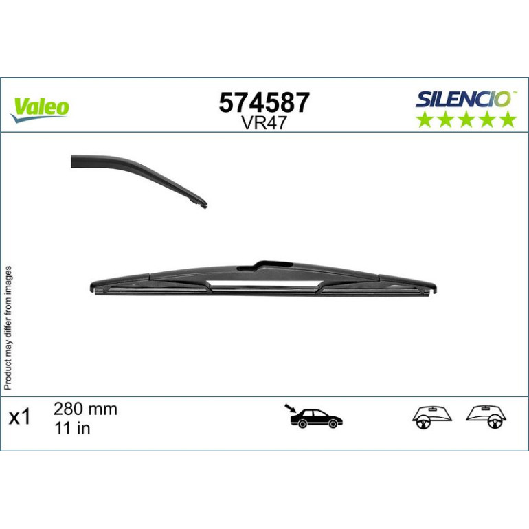 VALEO Scheibenwischer 574587 VALEO Scheibenwischer 574587