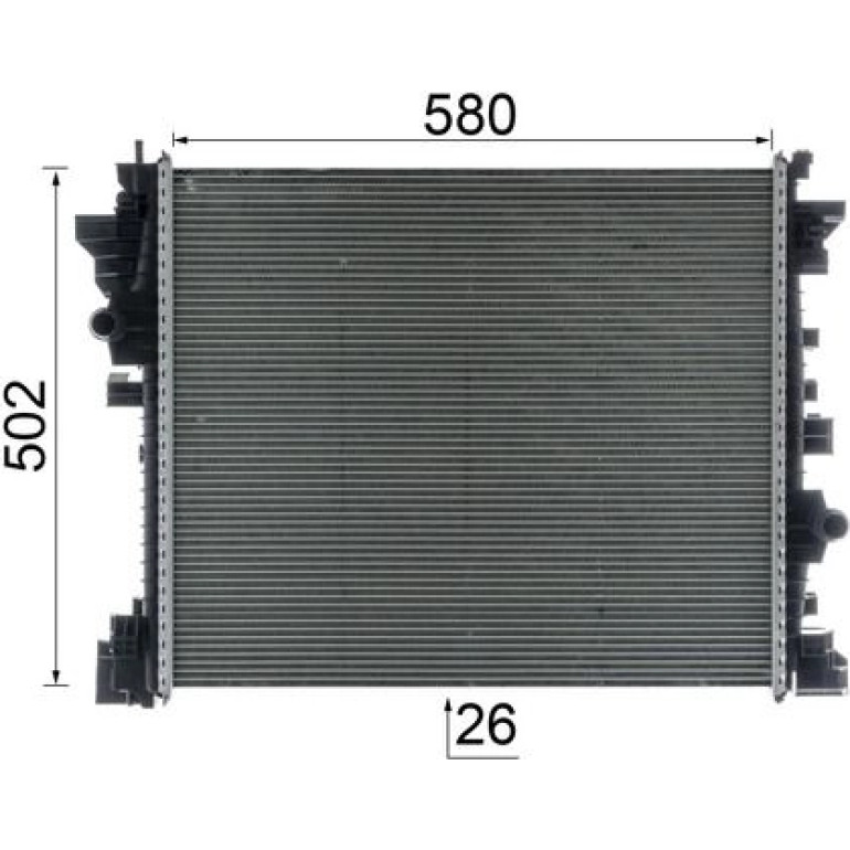 KÜHLER, MOTORKÜHLUNG CR2598000P
