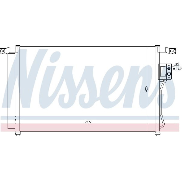 Kondensator PKW 94869 Kondensator PKW 94869
