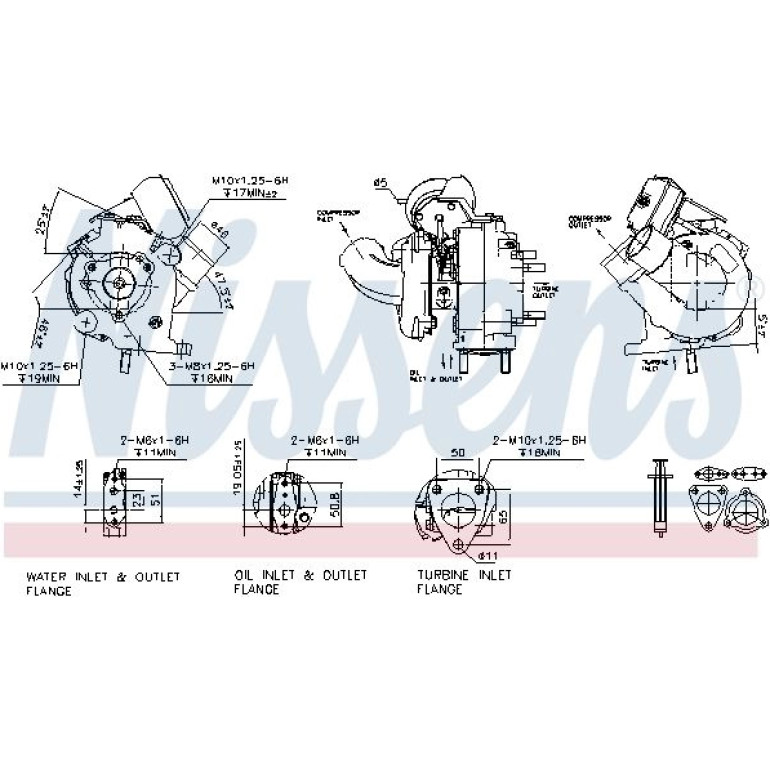 NISSENS Turbolader 93241 NISSENS Turbolader 93241