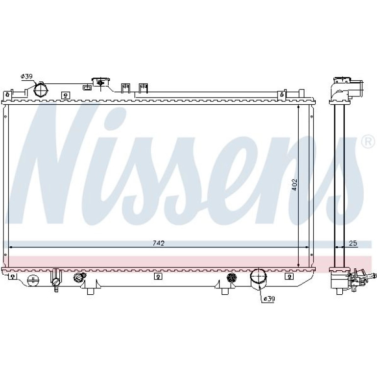 Wasserkühler PKW 64658 Wasserkühler PKW 64658