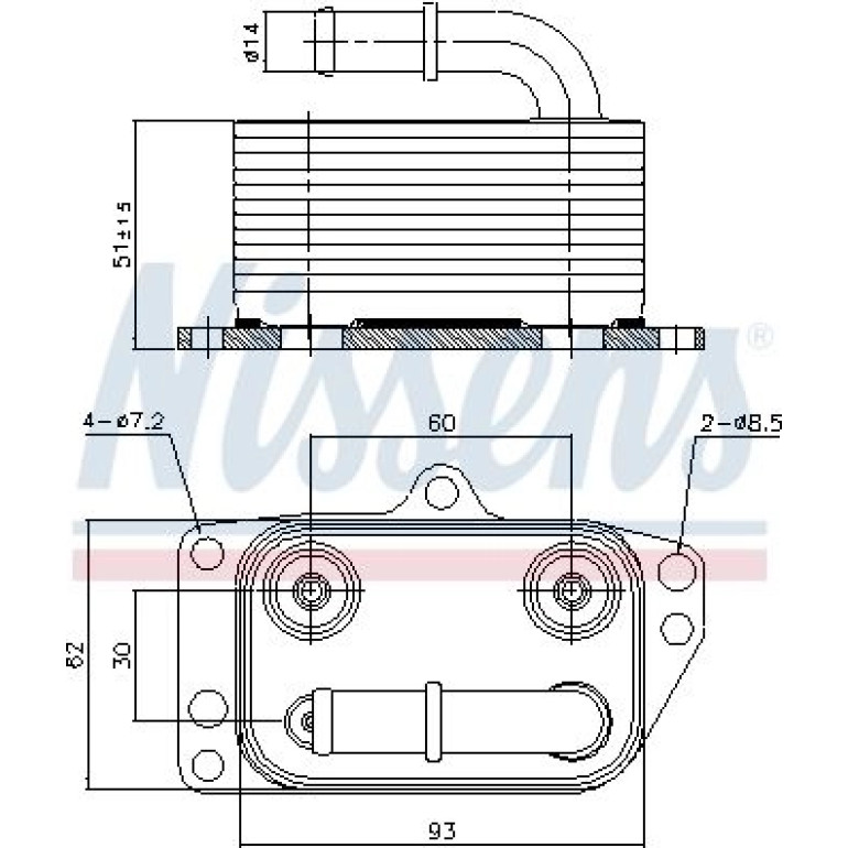 Ölkühler PKW 90899