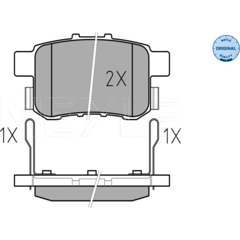 Bremsbelagsatz Honda T. Accord 08- Mit Sensor 025 244 3514/W Bremsbelagsatz Honda T. Accord 08- Mit Sensor 025 244 3514/W