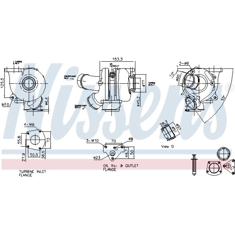 NISSENS Turbolader 93729 NISSENS Turbolader 93729