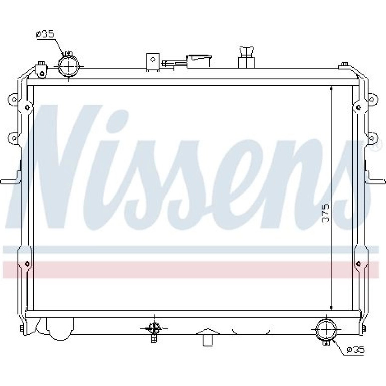Wasserkühler PKW 67358 Wasserkühler PKW 67358