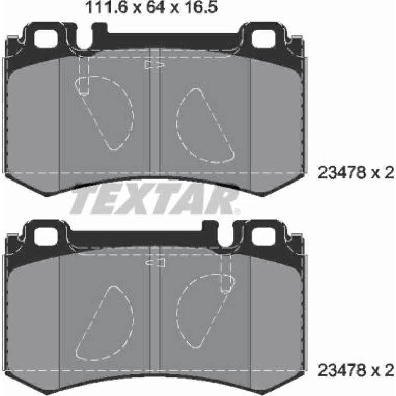 Bremsbelagsatz Db P. C209/W211/W220/R230 02-12 2347801 Bremsbelagsatz Db P. C209/W211/W220/R230 02-12 2347801