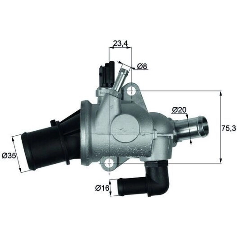Integralthermostat TI 174 88 Integralthermostat TI 174 88