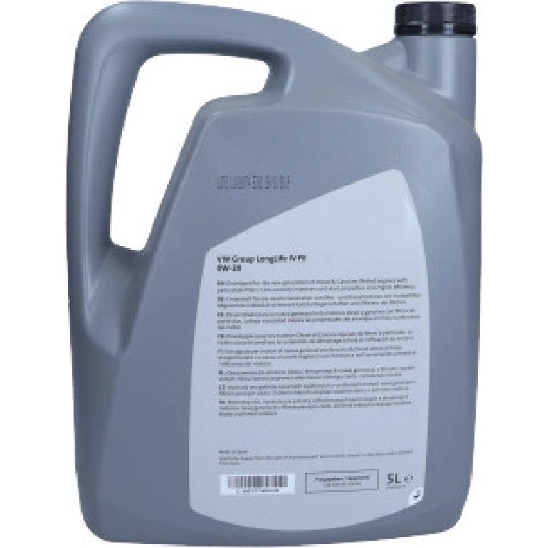 Original VAG Motoröl Longlife IV FE 0W-20 VW 508 00 / 509 00 5 Liter GS60577M4