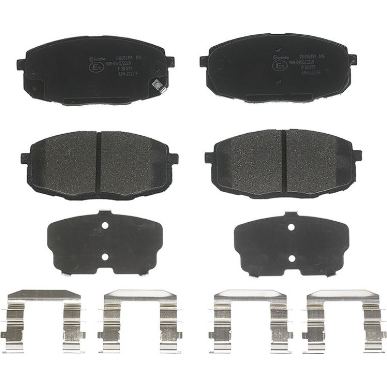 BREMBO Bremsklötze VA P 30 077 BREMBO Bremsklötze VA P 30 077